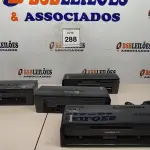 LOTE 288 - 04 SCANNERS I940 SENDO 01 COM FONTE MARCA KODAK. (NO ESTADO) ATENÇÃO! FAZER A VISITAÇÃO ANTES DE ARREMATAR, NÃO SABEMOS SE FUNCIONA, LEILÃO NÃO TEM GARANTIA E NEM DEVOLUÇÃO, SUJEITO A POSSÍVEIS AVARIAS VISÍVEIS/OCULTAS E/OU AUSÊNCIA DE COMPONENTES.