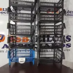 LOTE 081 - 10 CESTAS ORGANIZADORAS. (NO ESTADO) ATENÇÃO! FAZER A VISITAÇÃO ANTES DE ARREMATAR, NÃO SABEMOS SE FUNCIONA, LEILÃO NÃO TEM GARANTIA E NEM DEVOLUÇÃO, SUJEITO A POSSÍVEIS AVARIAS VISÍVEIS/OCULTAS E/OU AUSÊNCIA DE COMPONENTES.