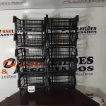 LOTE 054 - 10 CESTAS ORGANIZADORAS NA COR PRETA. (NO ESTADO) ATENÇÃO! FAZER A VISITAÇÃO ANTES DE ARREMATAR, NÃO SABEMOS SE FUNCIONA, LEILÃO NÃO TEM GARANTIA E NEM DEVOLUÇÃO, SUJEITO A POSSÍVEIS AVARIAS VISÍVEIS/OCULTAS E/OU AUSÊNCIA DE COMPONENTES.