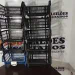 LOTE 081 - 10 CESTAS ORGANIZADORAS. (NO ESTADO) ATENÇÃO! FAZER A VISITAÇÃO ANTES DE ARREMATAR, NÃO SABEMOS SE FUNCIONA, LEILÃO NÃO TEM GARANTIA E NEM DEVOLUÇÃO, SUJEITO A POSSÍVEIS AVARIAS VISÍVEIS/OCULTAS E/OU AUSÊNCIA DE COMPONENTES.
