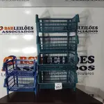 LOTE 057 - 06 CESTAS ORGANIZADORAS. (NO ESTADO) ATENÇÃO! FAZER A VISITAÇÃO ANTES DE ARREMATAR, NÃO SABEMOS SE FUNCIONA, LEILÃO NÃO TEM GARANTIA E NEM DEVOLUÇÃO, SUJEITO A POSSÍVEIS AVARIAS VISÍVEIS/OCULTAS E/OU AUSÊNCIA DE COMPONENTES.