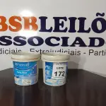 LOTE 172 - 02 GALÕES DE TINTA PISO COM 3,6L CADA NAS CORES AZUL E VERMELHO PISO MARCA PREMIER. (NO ESTADO) ATENÇÃO! FAZER A VISITAÇÃO ANTES DE ARREMATAR, NÃO SABEMOS SE FUNCIONA, LEILÃO NÃO TEM GARANTIA E NEM DEVOLUÇÃO, SUJEITO A POSSÍVEIS AVARIAS VISÍVEIS/OCULTAS E/OU AUSÊNCIA DE COMPONENTES.