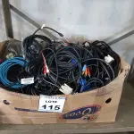 LOTE 115 - 01 LOTE DE CABOS DE CONEXÕES DIVERSOS. (NO ESTADO) ATENÇÃO! FAZER A VISITAÇÃO ANTES DE ARREMATAR, NÃO SABEMOS SE FUNCIONA, LEILÃO NÃO TEM GARANTIA E NEM DEVOLUÇÃO, SUJEITO A POSSÍVEIS AVARIAS VISÍVEIS/OCULTAS E/OU AUSÊNCIA DE COMPONENTES.