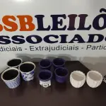 LOTE 191 - 05 VASOS DECORATIVOS TAMANHOS DIVERSOS. (NO ESTADO) ATENÇÃO! FAZER A VISITAÇÃO ANTES DE ARREMATAR, NÃO SABEMOS SE FUNCIONA, LEILÃO NÃO TEM GARANTIA E NEM DEVOLUÇÃO, SUJEITO A POSSÍVEIS AVARIAS VISÍVEIS/OCULTAS E/OU AUSÊNCIA DE COMPONENTES.