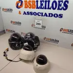 LOTE 289 - 04 CÂMERAS DE SEGURANÇA DOME MARCAS E MODELOS DIVERSOS. (NO ESTADO) ATENÇÃO! FAZER A VISITAÇÃO ANTES DE ARREMATAR, NÃO SABEMOS SE FUNCIONA, LEILÃO NÃO TEM GARANTIA E NEM DEVOLUÇÃO, SUJEITO A POSSÍVEIS AVARIAS VISÍVEIS/OCULTAS E/OU AUSÊNCIA DE COMPONENTES.