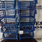 LOTE 042 - 10 CESTAS ORGANIZADORAS NA COR AZUL. (NO ESTADO) ATENÇÃO! FAZER A VISITAÇÃO ANTES DE ARREMATAR, NÃO SABEMOS SE FUNCIONA, LEILÃO NÃO TEM GARANTIA E NEM DEVOLUÇÃO, SUJEITO A POSSÍVEIS AVARIAS VISÍVEIS/OCULTAS E/OU AUSÊNCIA DE COMPONENTES.