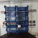 LOTE 042 - 10 CESTAS ORGANIZADORAS NA COR AZUL. (NO ESTADO) ATENÇÃO! FAZER A VISITAÇÃO ANTES DE ARREMATAR, NÃO SABEMOS SE FUNCIONA, LEILÃO NÃO TEM GARANTIA E NEM DEVOLUÇÃO, SUJEITO A POSSÍVEIS AVARIAS VISÍVEIS/OCULTAS E/OU AUSÊNCIA DE COMPONENTES.