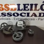 LOTE 109 - 05 ROLDANAS TAMANHOS DIVERSOS. (NO ESTADO) ATENÇÃO! FAZER A VISITAÇÃO ANTES DE ARREMATAR, NÃO SABEMOS SE FUNCIONA, LEILÃO NÃO TEM GARANTIA E NEM DEVOLUÇÃO, SUJEITO A POSSÍVEIS AVARIAS VISÍVEIS/OCULTAS E/OU AUSÊNCIA DE COMPONENTES.