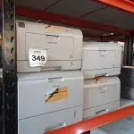 LOTE 349 - 04 IMPRESSORAS SENDO 03 ML-3471ND E 01 ML-3561ND MARCA SAMSUNG. (NO ESTADO) ATENÇÃO! FAZER A VISITAÇÃO ANTES DE ARREMATAR, NÃO SABEMOS SE FUNCIONA. LEILÃO NÃO TEM GARANTIA E NEM DEVOLUÇÃO, SUJEITO A POSSÍVEIS AVARIAS VISÍVEIS/OCULTAS E/OU AUSÊNCIA DE COMPONENTES.