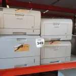 LOTE 349 - 04 IMPRESSORAS SENDO 03 ML-3471ND E 01 ML-3561ND MARCA SAMSUNG. (NO ESTADO) ATENÇÃO! FAZER A VISITAÇÃO ANTES DE ARREMATAR, NÃO SABEMOS SE FUNCIONA. LEILÃO NÃO TEM GARANTIA E NEM DEVOLUÇÃO, SUJEITO A POSSÍVEIS AVARIAS VISÍVEIS/OCULTAS E/OU AUSÊNCIA DE COMPONENTES.