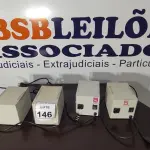 LOTE 146 - 04 TRANSFORMADORES DE 1.5 KVA. (NO ESTADO) ATENÇÃO! FAZER A VISITAÇÃO ANTES DE ARREMATAR, NÃO SABEMOS SE FUNCIONA, LEILÃO NÃO TEM GARANTIA E NEM DEVOLUÇÃO, SUJEITO A POSSÍVEIS AVARIAS VISÍVEIS/OCULTAS E/OU AUSÊNCIA DE COMPONENTES.