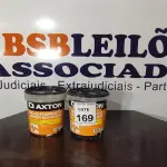02 GALÕES DE REJUNTAMENTO 4KG CADA NAS CORES CARVALHO E CINZA PLATINO MARCA AXTON. (NO ESTADO) ATENÇÃO! FAZER A VISITAÇÃO ANTES DE ARREMATAR, NÃO SABEMOS SE FUNCIONA, LEILÃO NÃO TEM GARANTIA E NEM DEVOLUÇÃO, SUJEITO A POSSÍVEIS AVARIAS VISÍVEIS/OCULTAS E/OU AUSÊNCIA DE COMPONENTES.