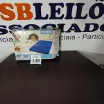 LOTE 139 - 01 COLCHÃO INFLÁVEL DE CASAL. (NO ESTADO) ATENÇÃO! FAZER A VISITAÇÃO ANTES DE ARREMATAR, NÃO SABEMOS SE FUNCIONA, LEILÃO NÃO TEM GARANTIA E NEM DEVOLUÇÃO, SUJEITO A POSSÍVEIS AVARIAS VISÍVEIS/OCULTAS E/OU AUSÊNCIA DE COMPONENTES.