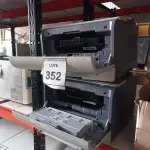 LOTE 352 - 02 IMPRESSORAS ML-3471ND MARCA SAMSUNG. (NO ESTADO) ATENÇÃO! FAZER A VISITAÇÃO ANTES DE ARREMATAR, NÃO SABEMOS SE FUNCIONA. LEILÃO NÃO TEM GARANTIA E NEM DEVOLUÇÃO, SUJEITO A POSSÍVEIS AVARIAS VISÍVEIS/OCULTAS E/OU AUSÊNCIA DE COMPONENTES.