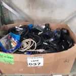 LOTE 037 - 01 LOTE COM GRANDE QUANTIDADE DE CABOS DIVERSOS PARA PC. (NO ESTADO) ATENÇÃO! FAZER A VISITAÇÃO ANTES DE ARREMATAR, NÃO SABEMOS SE FUNCIONA, LEILÃO NÃO TEM GARANTIA E NEM DEVOLUÇÃO, SUJEITO A POSSÍVEIS AVARIAS VISÍVEIS/OCULTAS E/OU AUSÊNCIA DE COMPONENTES.