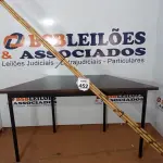 LOTE 452 - 05 VARAS DE BAMBO. (NO ESTADO) ATENÇÃO! FAZER A VISITAÇÃO ANTES DE ARREMATAR, NÃO SABEMOS SE FUNCIONA, LEILÃO NÃO TEM GARANTIA E NEM DEVOLUÇÃO, SUJEITO A POSSÍVEIS AVARIAS VISÍVEIS/OCULTAS E/OU AUSÊNCIA DE COMPONENTES.