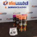 LOTE 478 - 10 TINTAS SPRAY DE CORES DIVERSAS. (NO ESTADO) ATENÇÃO! FAZER A VISITAÇÃO ANTES DE ARREMATAR, NÃO SABEMOS SE FUNCIONA, LEILÃO NÃO TEM GARANTIA E NEM DEVOLUÇÃO, SUJEITO A POSSÍVEIS AVARIAS VISÍVEIS/OCULTAS E/OU AUSÊNCIA DE COMPONENTES.