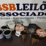 LOTE 233 - 12 VASOS DECORATIVOS DE MODELOS DIVERSOS. (NO ESTADO) ATENÇÃO! FAZER A VISITAÇÃO ANTES DE ARREMATAR, NÃO SABEMOS SE FUNCIONA, LEILÃO NÃO TEM GARANTIA E NEM DEVOLUÇÃO, SUJEITO A POSSÍVEIS AVARIAS VISÍVEIS/OCULTAS E/OU AUSÊNCIA DE COMPONENTES.