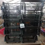LOTE 652 - 16 CESTAS ORGANIZADORAS NA COR PRETA.  (NO ESTADO) ATENÇÃO! FAZER A VISITAÇÃO ANTES DE ARREMATAR, NÃO SABEMOS SE FUNCIONA, LEILÃO NÃO TEM GARANTIA E NEM DEVOLUÇÃO, SUJEITO A POSSÍVEIS AVARIAS VISÍVEIS/OCULTAS E/OU AUSÊNCIA DE COMPONENTES.
