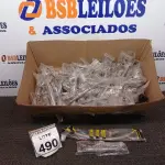 LOTE 490 - 01 LOTE COM GRANDE QUANTIDADE DE PISTÕES A GÁS. (NO ESTADO) ATENÇÃO! FAZER A VISITAÇÃO ANTES DE ARREMATAR, NÃO SABEMOS SE FUNCIONA, LEILÃO NÃO TEM GARANTIA E NEM DEVOLUÇÃO, SUJEITO A POSSÍVEIS AVARIAS VISÍVEIS/OCULTAS E/OU AUSÊNCIA DE COMPONENTES.
