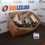 LOTE 488 - 01 LOTE COM GRANDE QUANTIDADE DE CABOS PARA PC E RÉGUAS ELÉTRICAS. (NO ESTADO) ATENÇÃO! FAZER A VISITAÇÃO ANTES DE ARREMATAR, NÃO SABEMOS SE FUNCIONA, LEILÃO NÃO TEM GARANTIA E NEM DEVOLUÇÃO, SUJEITO A POSSÍVEIS AVARIAS VISÍVEIS/OCULTAS E/OU AUSÊNCIA DE COMPONENTES.