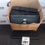 01 LOTE COM GRANDE QUANTIDADE DE TECLADO PARA PC. (NO ESTADO) ATENÇÃO! FAZER A VISITAÇÃO ANTES DE ARREMATAR, NÃO SABEMOS SE FUNCIONA, LEILÃO NÃO TEM GARANTIA E NEM DEVOLUÇÃO, SUJEITO A POSSÍVEIS AVARIAS VISÍVEIS/OCULTAS E/OU AUSÊNCIA DE COMPONENTES.
