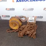 LOTE 663 - 01 TALHA SUPORTE 1 TONELADA.  (NO ESTADO) ATENÇÃO! FAZER A VISITAÇÃO ANTES DE ARREMATAR, NÃO SABEMOS SE FUNCIONA, LEILÃO NÃO TEM GARANTIA E NEM DEVOLUÇÃO, SUJEITO A POSSÍVEIS AVARIAS VISÍVEIS/OCULTAS E/OU AUSÊNCIA DE COMPONENTES.