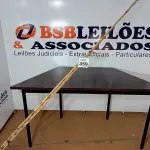 05 VARAS DE BAMBU. (NO ESTADO) ATENÇÃO! FAZER A VISITAÇÃO ANTES DE ARREMATAR, NÃO SABEMOS SE FUNCIONA, LEILÃO NÃO TEM GARANTIA E NEM DEVOLUÇÃO, SUJEITO A POSSÍVEIS AVARIAS VISÍVEIS/OCULTAS E/OU AUSÊNCIA DE COMPONENTES.