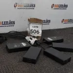 LOTE 506 - 05 FONTES PARA NOTEBOOKS VOLTAGENS DIVERSAS. (NO ESTADO) ATENÇÃO! FAZER A VISITAÇÃO ANTES DE ARREMATAR, NÃO SABEMOS SE FUNCIONA, LEILÃO NÃO TEM GARANTIA E NEM DEVOLUÇÃO, SUJEITO A POSSÍVEIS AVARIAS VISÍVEIS/OCULTAS E/OU AUSÊNCIA DE COMPONENTES.