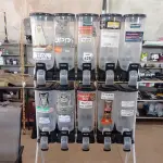 LOTE 425 - 01 DISPENSER PARA RAÇÃO A GRANEL COM 10 DIVISÕES. (NO ESTADO) ATENÇÃO! FAZER A VISITAÇÃO ANTES DE ARREMATAR, NÃO SABEMOS SE FUNCIONA, LEILÃO NÃO TEM GARANTIA E NEM DEVOLUÇÃO, SUJEITO A POSSÍVEIS AVARIAS VISÍVEIS/OCULTAS E/OU AUSÊNCIA DE COMPONENTES.
