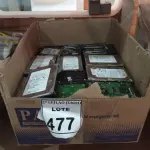 LOTE 477 - 01 LOTE COM GRANDE QUANTIDADE DE SUCATA DE HD PARA RETIRADA DE PEÇAS. (NO ESTADO) ATENÇÃO! FAZER A VISITAÇÃO ANTES DE ARREMATAR, NÃO SABEMOS SE FUNCIONA, LEILÃO NÃO TEM GARANTIA E NEM DEVOLUÇÃO, SUJEITO A POSSÍVEIS AVARIAS VISÍVEIS/OCULTAS E/OU AUSÊNCIA DE COMPONENTES.