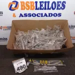LOTE 490 - 01 LOTE COM GRANDE QUANTIDADE DE PISTÕES A GÁS. (NO ESTADO) ATENÇÃO! FAZER A VISITAÇÃO ANTES DE ARREMATAR, NÃO SABEMOS SE FUNCIONA, LEILÃO NÃO TEM GARANTIA E NEM DEVOLUÇÃO, SUJEITO A POSSÍVEIS AVARIAS VISÍVEIS/OCULTAS E/OU AUSÊNCIA DE COMPONENTES.