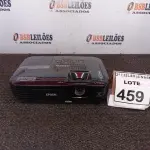 LOTE 459 - 01 PROJETOR MULTIMÍDIA 220W MARCA EPSON. (NO ESTADO) ATENÇÃO! FAZER A VISITAÇÃO ANTES DE ARREMATAR, NÃO SABEMOS SE FUNCIONA, LEILÃO NÃO TEM GARANTIA E NEM DEVOLUÇÃO, SUJEITO A POSSÍVEIS AVARIAS VISÍVEIS/OCULTAS E/OU AUSÊNCIA DE COMPONENTES.