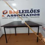 05 VARAS DE BAMBU. (NO ESTADO) ATENÇÃO! FAZER A VISITAÇÃO ANTES DE ARREMATAR, NÃO SABEMOS SE FUNCIONA, LEILÃO NÃO TEM GARANTIA E NEM DEVOLUÇÃO, SUJEITO A POSSÍVEIS AVARIAS VISÍVEIS/OCULTAS E/OU AUSÊNCIA DE COMPONENTES.