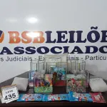 LOTE 435 - 09 AQUÁRIOS TAMANHOS DIVERSOS, 04 PACOTES DE RAÇÃO PARA PEIXE E 04 ALMOFADAS PARA AQUÁRIOS TAMANHOS VARIADOS. (NO ESTADO) ATENÇÃO! FAZER A VISITAÇÃO ANTES DE ARREMATAR, NÃO SABEMOS SE FUNCIONA, LEILÃO NÃO TEM GARANTIA E NEM DEVOLUÇÃO, SUJEITO A POSSÍVEIS AVARIAS VISÍVEIS/OCULTAS E/OU AUSÊNCIA DE COMPONENTES.