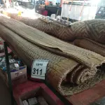 LOTE 311 - 01 TAPETE SISAL 3M X 4M. (NO ESTADO) ATENÇÃO! FAZER A VISITAÇÃO ANTES DE ARREMATAR, NÃO SABEMOS SE FUNCIONA, LEILÃO NÃO TEM GARANTIA E NEM DEVOLUÇÃO, SUJEITO A POSSÍVEIS AVARIAS VISÍVEIS/OCULTAS E/OU AUSÊNCIA DE COMPONENTES.