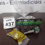 LOTE 437 - 05 SOQUETES ESTRIADOS DE MEDIDAS VARIADAS, 06 ESTICADORES DE CERCA E 01 ROSQUEADOR DE CANO. (NO ESTADO) ATENÇÃO! FAZER A VISITAÇÃO ANTES DE ARREMATAR, NÃO SABEMOS SE FUNCIONA, LEILÃO NÃO TEM GARANTIA E NEM DEVOLUÇÃO, SUJEITO A POSSÍVEIS AVARIAS VISÍVEIS/OCULTAS E/OU AUSÊNCIA DE COMPONENTES.