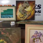LOTE 628 - 04 QUADROS DIVERSOS.  (NO ESTADO) ATENÇÃO! FAZER A VISITAÇÃO ANTES DE ARREMATAR, NÃO SABEMOS SE FUNCIONA, LEILÃO NÃO TEM GARANTIA E NEM DEVOLUÇÃO, SUJEITO A POSSÍVEIS AVARIAS VISÍVEIS/OCULTAS E/OU AUSÊNCIA DE COMPONENTES.