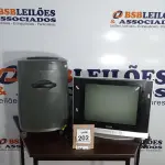 LOTE 202 - 01 FRAGMENTADORA MARCA DUOTEC E 01 TV DE TUBO MARCA SAMSUNG. (NO ESTADO) ATENÇÃO! FAZER A VISITAÇÃO ANTES DE ARREMATAR, NÃO SABEMOS SE FUNCIONA, LEILÃO NÃO TEM GARANTIA E NEM DEVOLUÇÃO, SUJEITO A POSSÍVEIS AVARIAS VISÍVEIS/OCULTAS E/OU AUSÊNCIA DE COMPONENTES.