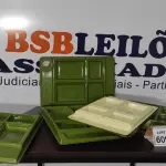LOTE 609 - 05 BANDEJAS COM DIVISÓRIAS.  (NO ESTADO) ATENÇÃO! FAZER A VISITAÇÃO ANTES DE ARREMATAR, NÃO SABEMOS SE FUNCIONA, LEILÃO NÃO TEM GARANTIA E NEM DEVOLUÇÃO, SUJEITO A POSSÍVEIS AVARIAS VISÍVEIS/OCULTAS E/OU AUSÊNCIA DE COMPONENTES.