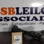 LOTE 099 - 01 HOVERBOARD NA COR PRETA. (NO ESTADO) ATENÇÃO! FAZER A VISITAÇÃO ANTES DE ARREMATAR, NÃO SABEMOS SE FUNCIONA, LEILÃO NÃO TEM GARANTIA E NEM DEVOLUÇÃO, SUJEITO A POSSÍVEIS AVARIAS VISÍVEIS/OCULTAS E/OU AUSÊNCIA DE COMPONENTES.