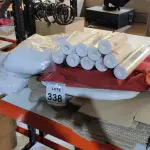 LOTE 338 - 01 BOLSA DO IFOOD SEM A CAIXA, CARTUCHOS PARA FILTRO E CAIXAS DE PAPELÃO DESMONTADAS. (NO ESTADO) ATENÇÃO! FAZER A VISITAÇÃO ANTES DE ARREMATAR, NÃO SABEMOS SE FUNCIONA. LEILÃO NÃO TEM GARANTIA E NEM DEVOLUÇÃO, SUJEITO A POSSÍVEIS AVARIAS VISÍVEIS/OCULTAS E/OU AUSÊNCIA DE COMPONENTES.
