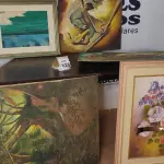 LOTE 628 - 04 QUADROS DIVERSOS.  (NO ESTADO) ATENÇÃO! FAZER A VISITAÇÃO ANTES DE ARREMATAR, NÃO SABEMOS SE FUNCIONA, LEILÃO NÃO TEM GARANTIA E NEM DEVOLUÇÃO, SUJEITO A POSSÍVEIS AVARIAS VISÍVEIS/OCULTAS E/OU AUSÊNCIA DE COMPONENTES.