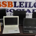 LOTE 059 - 05 NOTEBOOKS MARCAS E MODELOS DIVERSOS. (NO ESTADO) ATENÇÃO! FAZER A VISITAÇÃO ANTES DE ARREMATAR, NÃO SABEMOS SE FUNCIONA, LEILÃO NÃO TEM GARANTIA E NEM DEVOLUÇÃO, SUJEITO A POSSÍVEIS AVARIAS VISÍVEIS/OCULTAS E/OU AUSÊNCIA DE COMPONENTES.