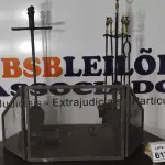LOTE 613 - 01 KIT LAREIRA DE FERRO COMPLETO.  (NO ESTADO) ATENÇÃO! FAZER A VISITAÇÃO ANTES DE ARREMATAR, NÃO SABEMOS SE FUNCIONA, LEILÃO NÃO TEM GARANTIA E NEM DEVOLUÇÃO, SUJEITO A POSSÍVEIS AVARIAS VISÍVEIS/OCULTAS E/OU AUSÊNCIA DE COMPONENTES.