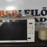 LOTE 586 - 01 MICRO - ONDAS MARCA PROSDÓCIMO, 01 BOTIJÃO PEQUENO E ACESSÓRIOS PARA FOGÃO.  (NO ESTADO) ATENÇÃO! FAZER A VISITAÇÃO ANTES DE ARREMATAR, NÃO SABEMOS SE FUNCIONA, LEILÃO NÃO TEM GARANTIA E NEM DEVOLUÇÃO, SUJEITO A POSSÍVEIS AVARIAS VISÍVEIS/OCULTAS E/OU AUSÊNCIA DE COMPONENTES.