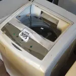 LOTE 357 - 01 MÁQUINA DE LAVAR ROUPAS BRASTEMP. (NO ESTADO) ATENÇÃO! FAZER A VISITAÇÃO ANTES DE ARREMATAR, NÃO SABEMOS SE FUNCIONA. LEILÃO NÃO TEM GARANTIA E NEM DEVOLUÇÃO, SUJEITO A POSSÍVEIS AVARIAS VISÍVEIS/OCULTAS E/OU AUSÊNCIA DE COMPONENTES.