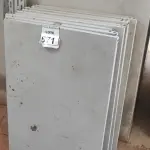 LOTE 571 - 01 ESTANTE DESMONTADA COM 09 BANDEJAS DE AÇO. (NO ESTADO) ATENÇÃO! FAZER A VISITAÇÃO ANTES DE ARREMATAR, NÃO SABEMOS SE FUNCIONA, LEILÃO NÃO TEM GARANTIA E NEM DEVOLUÇÃO, SUJEITO A POSSÍVEIS AVARIAS VISÍVEIS/OCULTAS E/OU AUSÊNCIA DE COMPONENTES.