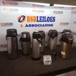 LOTE 191 - 07 GARRAFAS TÉRMICAS EM INOX. (NO ESTADO) ATENÇÃO! FAZER A VISITAÇÃO ANTES DE ARREMATAR, NÃO SABEMOS SE FUNCIONA, LEILÃO NÃO TEM GARANTIA E NEM DEVOLUÇÃO, SUJEITO A POSSÍVEIS AVARIAS VISÍVEIS/OCULTAS E/OU AUSÊNCIA DE COMPONENTES.