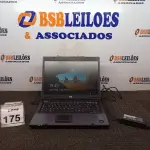LOTE 175 - 01 NOTEBOOK MARCA HP COM FONTE. (NO ESTADO) ATENÇÃO! FAZER A VISITAÇÃO ANTES DE ARREMATAR, NÃO SABEMOS SE FUNCIONA, LEILÃO NÃO TEM GARANTIA E NEM DEVOLUÇÃO, SUJEITO A POSSÍVEIS AVARIAS VISÍVEIS/OCULTAS E/OU AUSÊNCIA DE COMPONENTES.